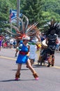 Mexican Dancer at Mendota Parade Royalty Free Stock Photo